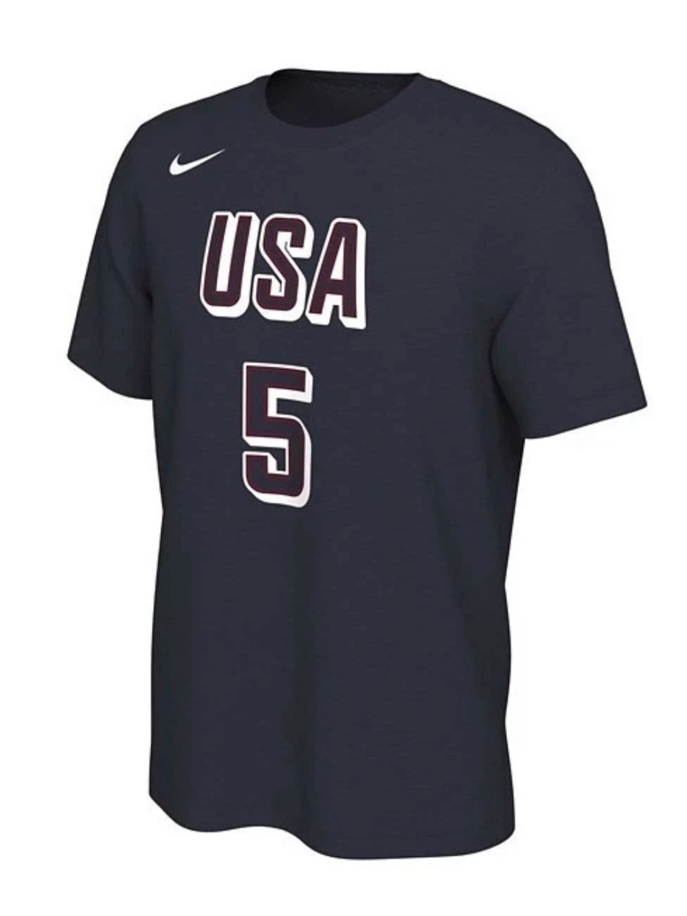 Nike Navy USA 5 Anthony Edwards Youth Size 18-20